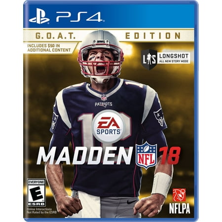 Madden NFL 18 G.O.A.T. Edition, Electronic Arts, PlayStation 4, 014633738087