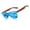 Blue, variant on Wooden Frame Sunglasses For Women UV Protection