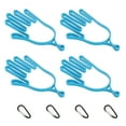 thumbnail image 1 of Uxcell Golf Gloves Stretcher,Plastic Keeper Support Rack Holder Dryer Hanger Frame with Hanging Hooks Blue, 1 of 7
