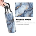 thumbnail image 4 of Yayeee 20oz Insulated Water Bottle Double Wall Stainless Steel with Flip Straw Lid, Abstract Marble Pattern, 4 of 7