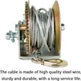 thumbnail image 2 of PET-U 3500Lbs Heavy Duty Hand Winch Manual Crank Winch Ratchet ATV Boat Trailer Marine, 2 of 5