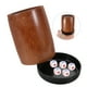 thumbnail image 4 of Juego de vaso agitador de dados con 5 dados, vaso de bambú portátil para viajes, fiestas, bares, entretenimiento y noches de juegos Regalo ideal para los entusiastas de los juegos de mesa, 4 of 7
