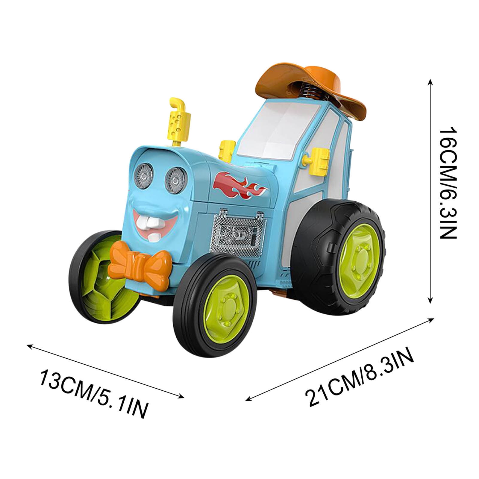 Yrmaups Crazy Jumping Car, Dancing Stunt Car Wireless Remote Control Car, 360° Flip RollingToywith Light and Music forKidsBoysGirlsIndoor Outdoor Play