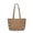 Khaki, variant on NCY Mini Suede Tote Bag for Women Studded Purse Chocolate Brown Faux Suede Shoulder Bag Vintage Fall Handbag for Travel Work
