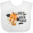 thumbnail image 3 of Inktastic Halloween Hugs with Cute Vampire Cat Bat Boys or Girls Baby Bib, 3 of 4