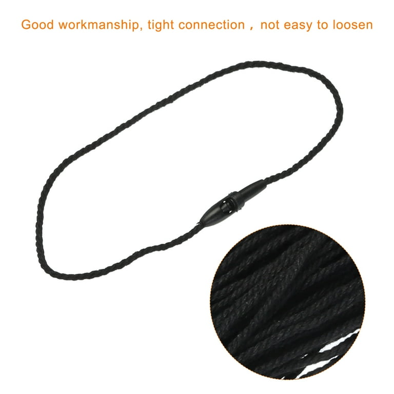 Uxcell Polyester Rope Hang Tag String Snap Lock Plastic Tags Ties