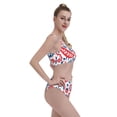 thumbnail image 4 of Fotbe Women'S Birds Flowers Print Bikini High Waisted Swimsuit Two Piece Bathing Suit Swimming Suit Swimwear, 4 of 8