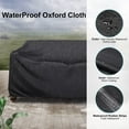 thumbnail image 5 of Heavy Duty Patio Sofa Cover Waterproof, 3-Seater Outdoor Sofa Loveseat Cover, Outdoor Patio Furniture Cover with Air Vent and Handles, 78" L×33" D×32" H, Black, 5 of 8