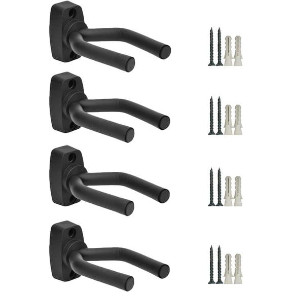 Baseball Bats Hooks Wall Mounted Hanging Bat Rack Display, Easy to Install, Nails Included