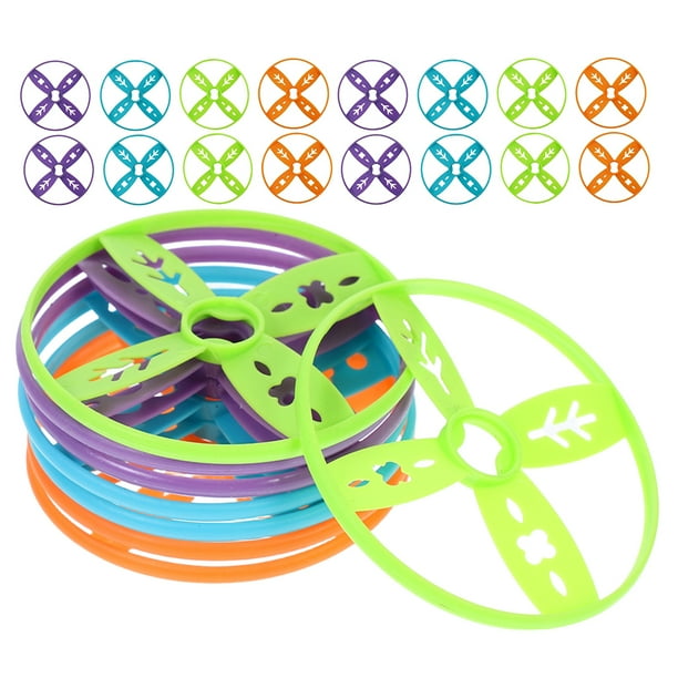 ColoMX Juego de 24 discos voladores: discos voladores duraderos para actividades al aire libre para niños. Colores surtidos para una mejor experiencia de juego.