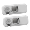 thumbnail image 4 of Lipstore 2x2 Pcs Serrures d'Armoire pour Bébé Serrures de Réfrigérateur pour Fenêtre Garde-Robe Meubles Gris, 4 of 8