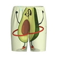 thumbnail image 3 of Picia Avocado1 Pajama Shorts for Men, Men's Pajama Bottoms, Sleepwear,Short Pajama Pants-Small, 3 of 9