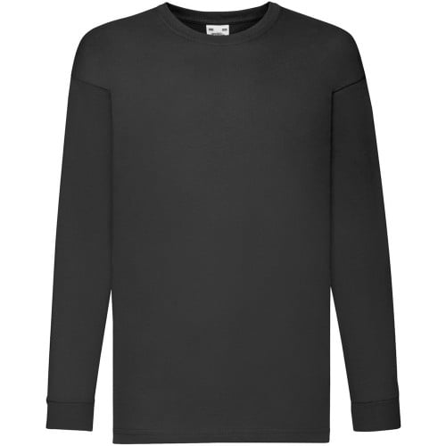 Boys long clearance sleeve black top