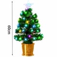 Pot Making Transparent Voglyf 23.6In Green Pre-lit Small Fiber Optic Tabletop Christmas Tree ...