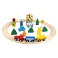 thumbnail image 1 of Juego De Vías De Ferrocarril De Madera, Juguete De Vía De Tren En Miniatura De Madera, Regalo Normal 26 Piezas SM SunniMix Juguetes de vías de tren, 1 of 8