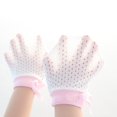 thumbnail image 5 of Baby Boy Girl No Scratch Silk Cotton Mittens Mesh Breathable Drawstring Gloves For Toddler No Scratch Mittens For Unisex, 5 of 9