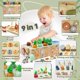 thumbnail image 2 of Juguetes de madera Montessori Quezona 9 en 1 para niños de 1 a 4 años, 2 of 9