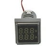 thumbnail image 2 of LED Digital Dual Display Voltage & Current Indicator Ammeter Voltage Gauge Meter AC 60-500V 0-100A With Current Transformer, 2 of 12