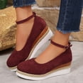 thumbnail image 6 of oqasdz Women Casual Shoes Elegant Thick Soft Sole Slip On Platform Walking Shoes for Ladies Spring Fall Comfort Everyday Versatile Outdoor Summer, 6 of 7