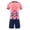 Pink, variant on ATOGUTA Kids Soccer Jerseys for Boys Youth Soccer Jersey Practice Outfits Football Training Uniforms Set Size 3T-15, Red