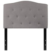 Headboards Flash Furniture Cambridge Tufted Upholstered Twin Size Headboard In Light Gray Fabric