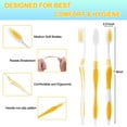 thumbnail image 3 of HENF-50 PCS Disposable Toothbrush Soft Bristle Toothbrush Bulk Pack, Individually Wrapped Bulk Toothbrush, Soft Toothbrushes for Adult Travel Toothbrush Set for Travel, Hotel, Donation, Homeless, 3 of 4