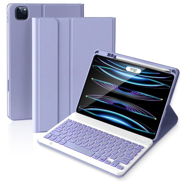 Funda con Teclado ABEIFAN para iPad Air de 11 pulgadas y iPad Pro de 11 pulgadas