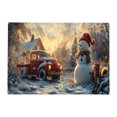 thumbnail image 2 of Cubierta navideña para puerta de garaje con copos de nieve de colores, decoraciones navideñas para puerta de garaje, decoraciones navideñas de fondo, fiestas de invierno, 2 of 7