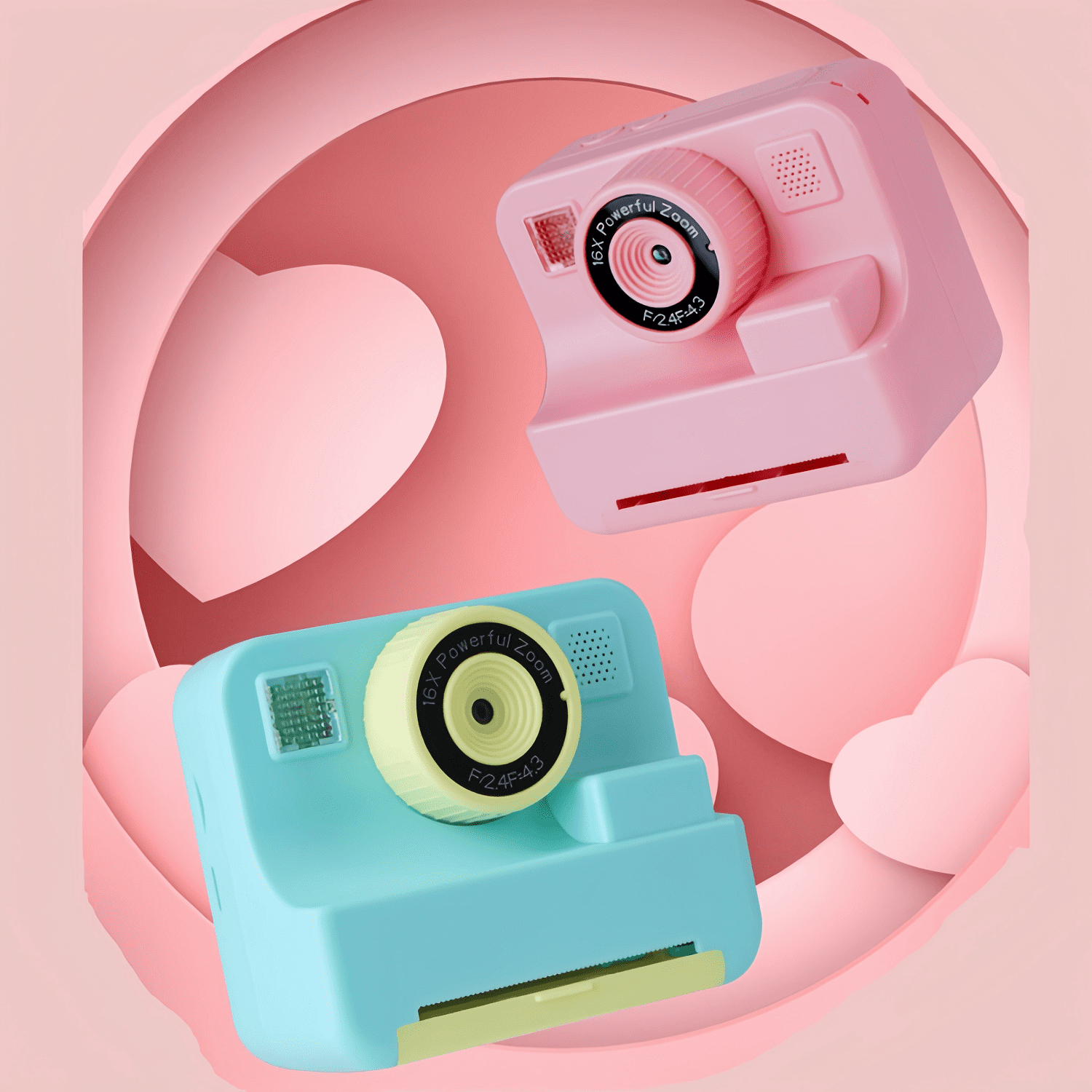 Portable Instant Print Camera  Digital Cameras for Boys & Girls Age 6-12 Birthday Gifts