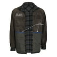 thumbnail image 3 of Gioberti Mens Checkered Flannel Jacket With Velvet Underlining, 3 of 5
