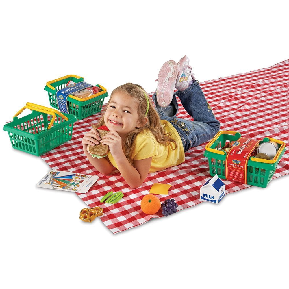 Learning Resources Pretend and Play Food Healthy Meals, Play Food, Ages 3+