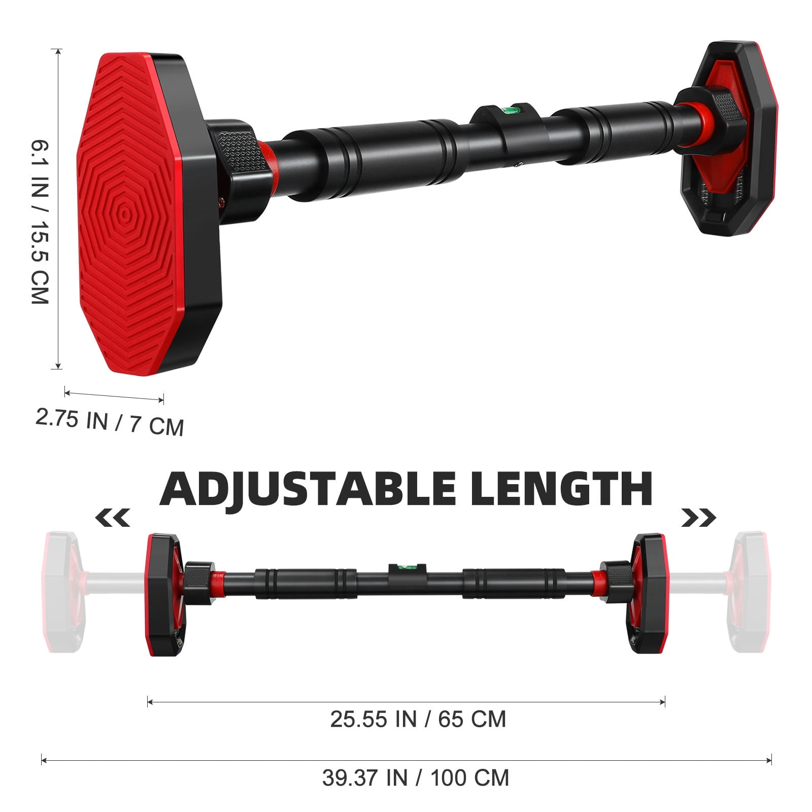Uonlytech Home Fitness Door Bar with Ergonomic Grip and Easy Installation