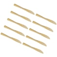 thumbnail image 4 of Suministros de decoración de vajilla desechable, juego de cubiertos premium resistentes, utensilios para restaurantes, fiestas y festivales. 10x cubiertos de oro, 4 of 9