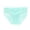 #01Light Blue, variant on Women's Mid Rise Lace Trim Bikini Panties Nylon Soft Stretch Breathable Daily Brief Underwear White L