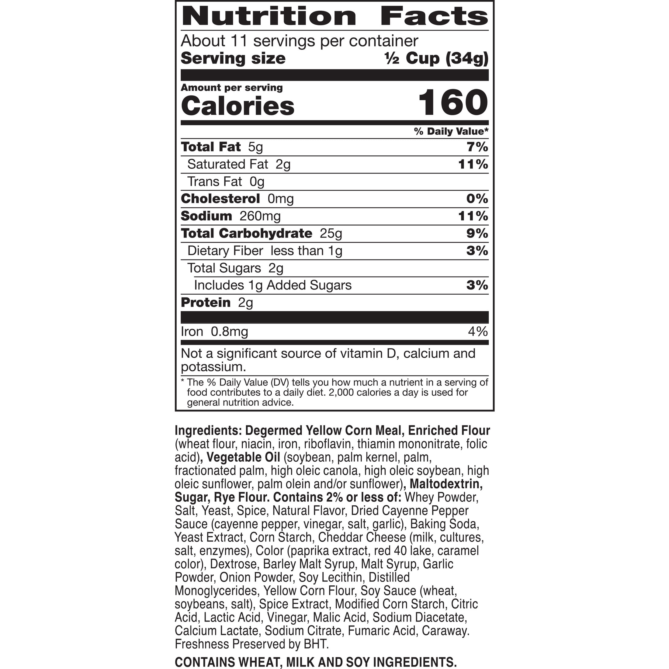(2 pack) Chex Mix Hot and Spicy Snack Mix, Savory Snack Bag, Family Size, 13.5 oz