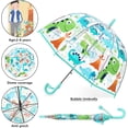 thumbnail image 6 of MGH 2 PCS Kids Clear Umbrellas for Rain Dome Bubble Umbrella Windproof for Toddler Boys Girls, 6 of 8
