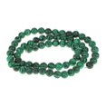 thumbnail image 3 of Una Hebra De Perlas Sueltas De Piedras Preciosas Redondas De Malaquita Verde De 6 Mm / 15,5 Pulgadas De Largo Sunnimix 6mm Redonda, 3 of 6
