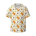 thumbnail image 3 of Goofa Squirrel Eating Nuts Printed Men's Casual Short-sleeved Shirt,Lightweight Breathable Button-down,Summer Casual men's top,Versatile Fashion shirt-, 3 of 7