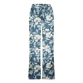thumbnail image 6 of Haivin Women's Denim-like Print Casual Pants, Button Pockets with Zipper, Long Length for Comfort, Ideal for Daily Wear and Outings, 6 of 6