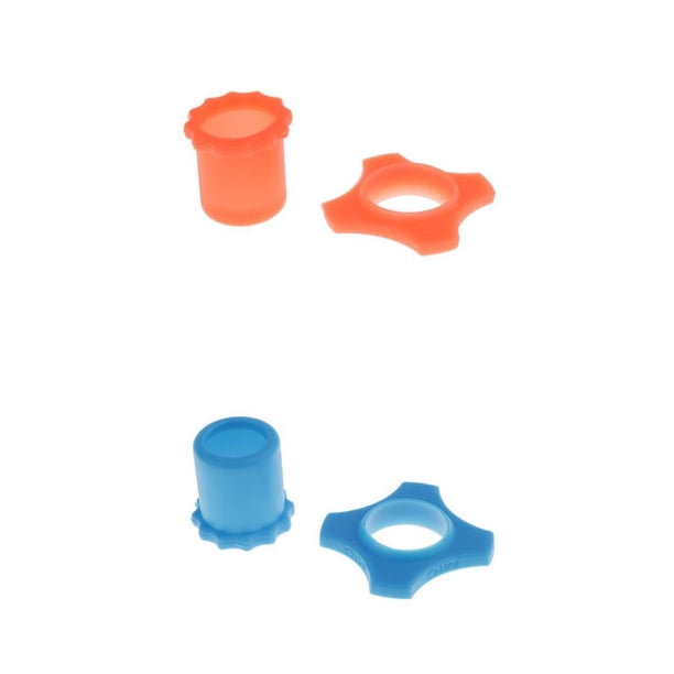 2 Sets Micrófono Inalámbrico MIC Titular Anti Rasguño Hexagonal Duradero
