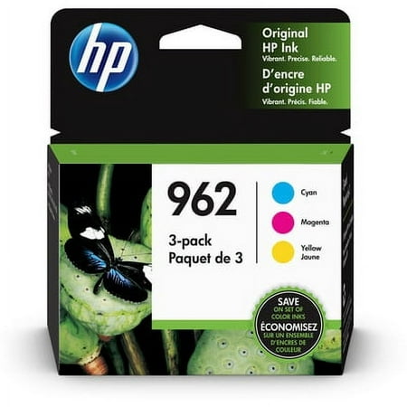 UPC: 0193015742253 | HP 962 Ink Cartridges – Cyan  Magenta  Yellow  3 Cartridges (3YP00AN)