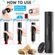 thumbnail image 1 of Abridor de vino eléctrico DEKAXID, sacacorchos automático, abrebotellas para cerveza, abrebotellas a batería, cortador de papel de aluminio, abrelatas de barra de cocina, 1 of 6