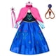 thumbnail image 3 of Disfraz de princesa Anna de Disney para niña, vestido de coronación, capa, traje de dibujos animados, disfraz de Halloween, fiesta de cumpleaños, vestido elegante, 3 of 5