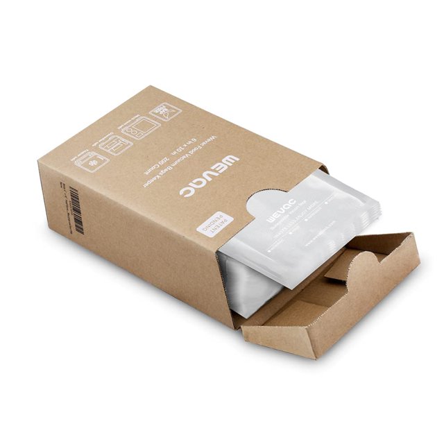 Bolsas selladoras al vacío para alimentos Wevac Keeper, 15 x 25 cm, 200 unidades