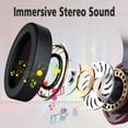 thumbnail image 4 of Auriculares para juegos, auriculares supraaurales para juegos con micrófono con cancelación de ruido, sonido envolvente de graves estéreo, orejeras con memoria suave, luz LED, auriculares para juegos, 4 of 7