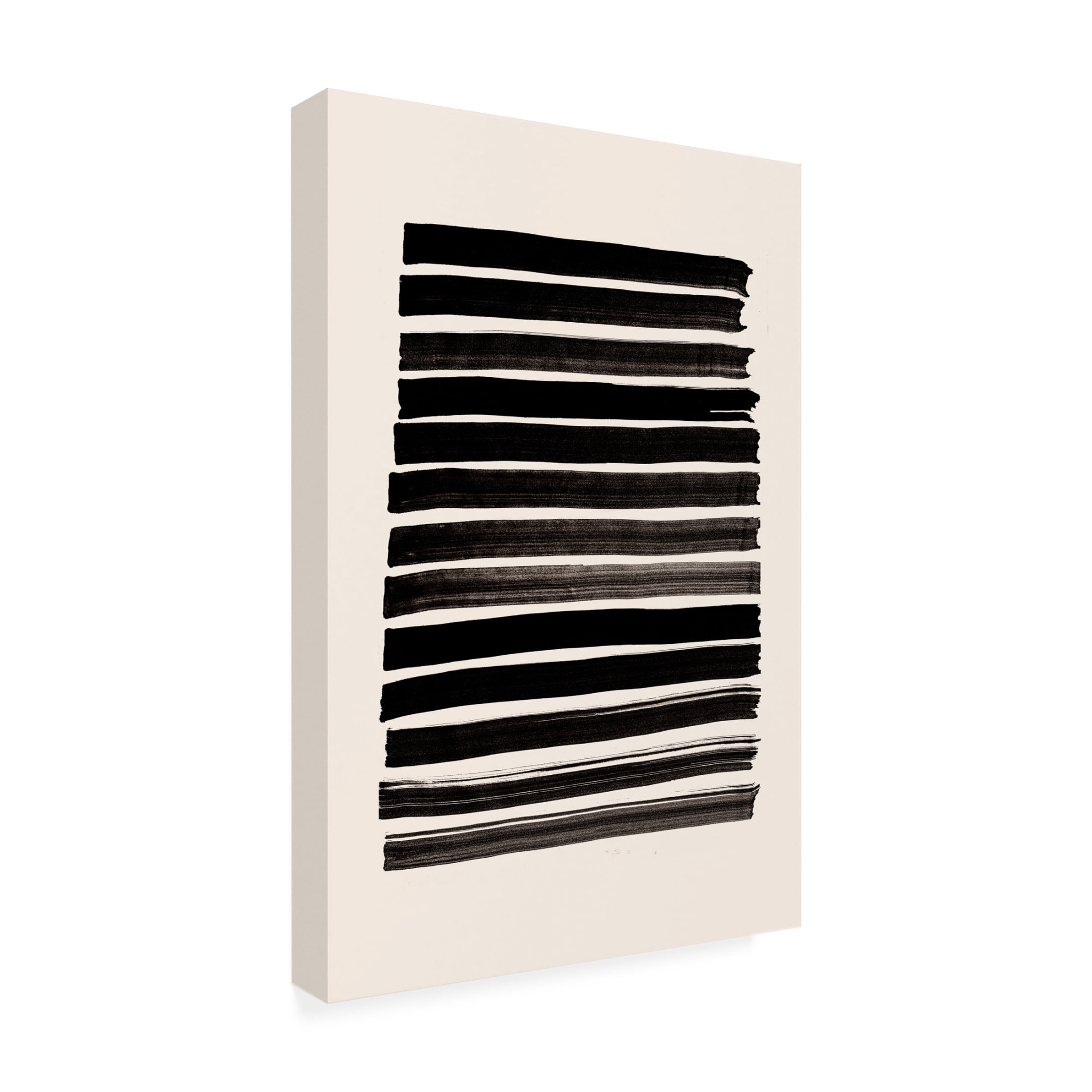 Pictufy Studio II 'Stripes Beige' Canvas Art - 22 x 32 Inches