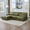 Green, variant on MODERNLUXE 98" Oversized Modular Sectional Sofa, L-shaped Boneless Sofa Couch with Pillows & Deep Seat, 3 Seat Cloud Couch for Living Room,Red