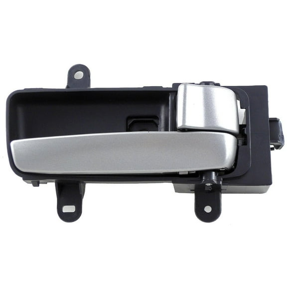Dorman 82343 Interior Door Handle for Specific Nissan Models, Smooth Silver Lever; Black Housing