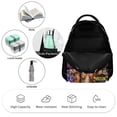 thumbnail image 3 of 16.2In Wres-Tler W-W,E Backpack with Front Pocket Cartoon Backpacks Travel Laptop Daypack Bags For Men Women, 3 of 8