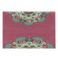 thumbnail image 1 of Mandala Cutting Board, Eastern Floral Motifs in Half Boho Traditional Frame on Pink Background, Decorative Tempered Glass Cutting and Serving Board, Large Size, Multicolor, by Ambesonne, 1 of 1